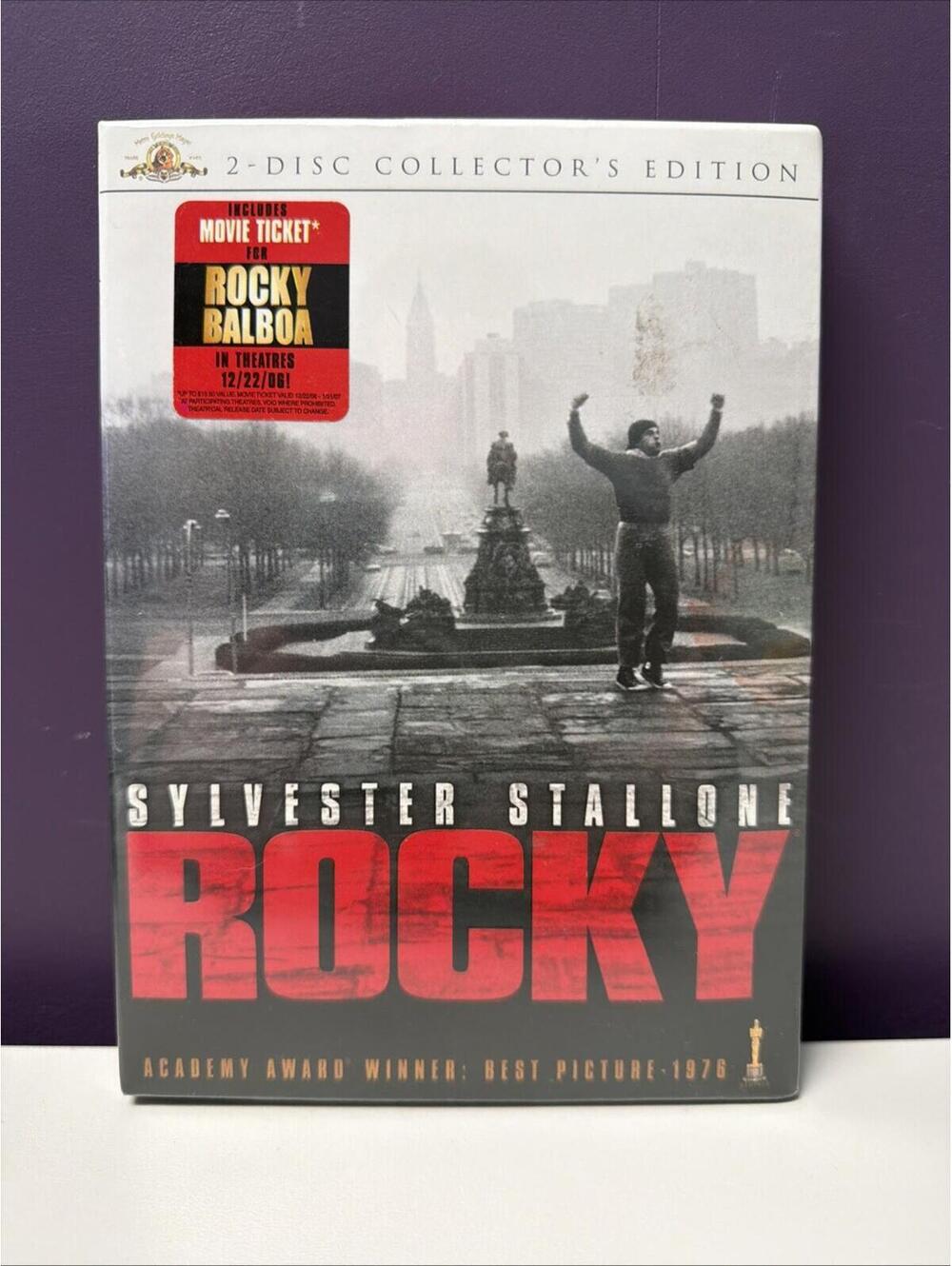 Rocky 2 Disc Collectors Edition (DVD, 1976) - SEALED Academy Award Winner 🏆